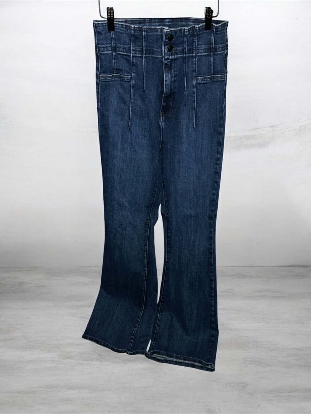We The Free Indigo Flare Wide-Leg Jeans